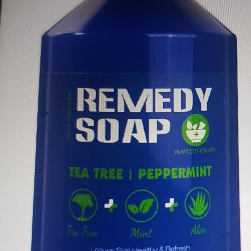 Tea Tree & Peppermint& Aloe Body Wash - Blue 16.9 Fluid Ounces, 500 M L